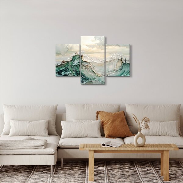 Obraz - 3D abstrakcie mora (90x60 cm)
