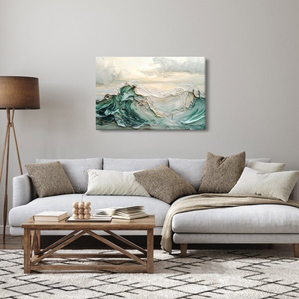 Obraz - 3D abstrakcie mora (90x60 cm)
