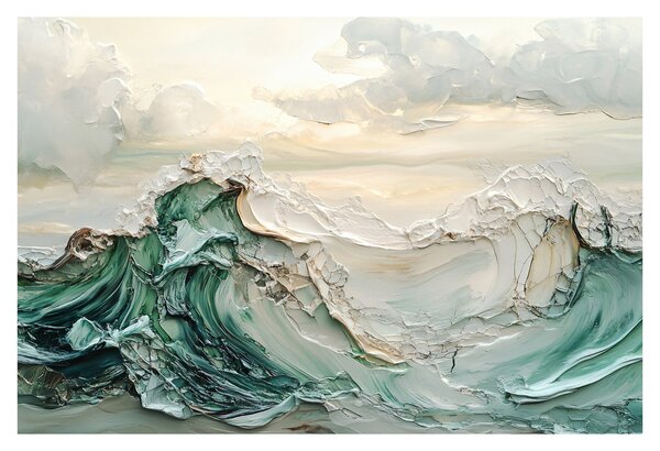 Obraz - 3D abstrakcie mora (90x60 cm)