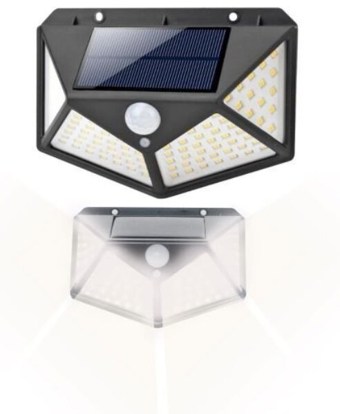 ISO 10720 Solárne osvetlenie 100 LED SMD s pohybovým senzorom