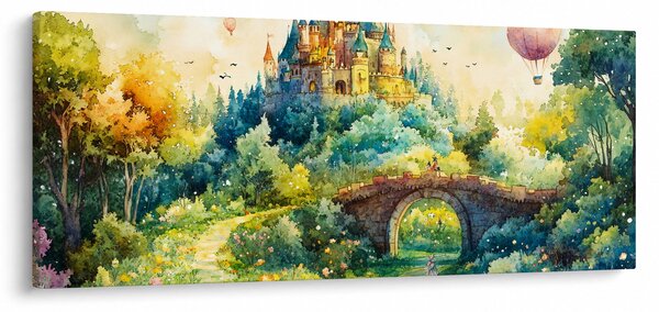 Obraz - Rozprávkový zámok (120x50 cm)