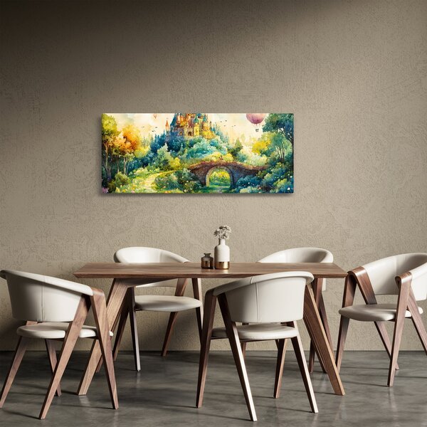 Obraz - Rozprávkový zámok (120x50 cm)