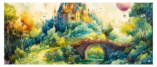 Obraz - Rozprávkový zámok (120x50 cm)