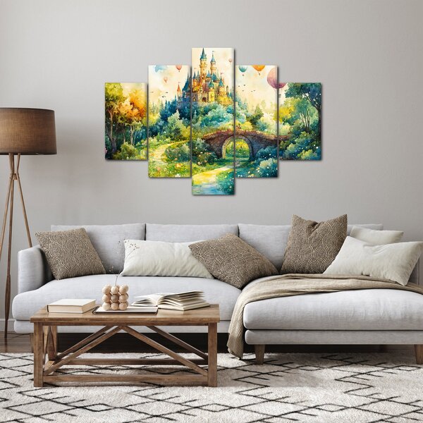 Obraz - Rozprávkový zámok (150x105 cm)