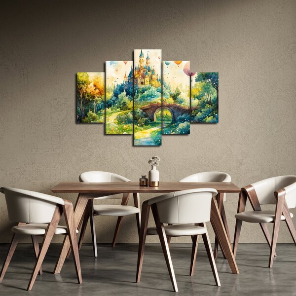 Obraz - Rozprávkový zámok (150x105 cm)