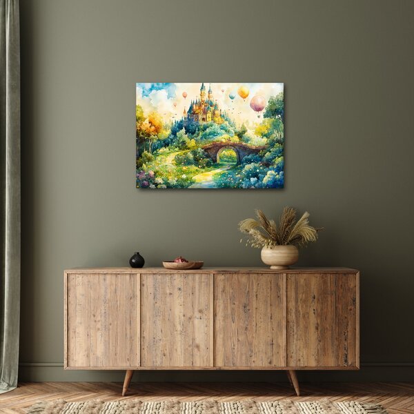 Obraz - Rozprávkový zámok (70x50 cm)