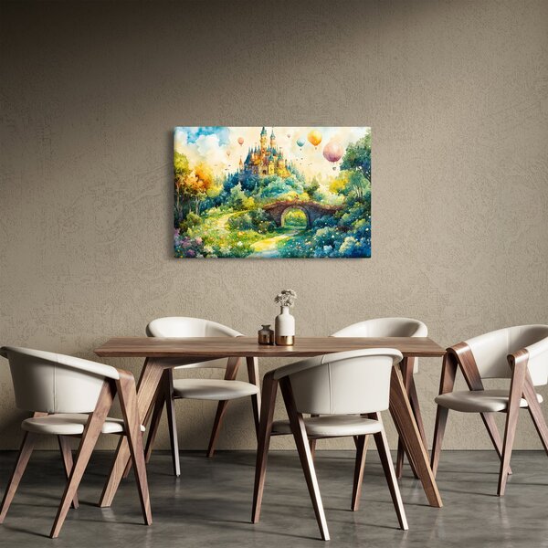 Obraz - Rozprávkový zámok (90x60 cm)