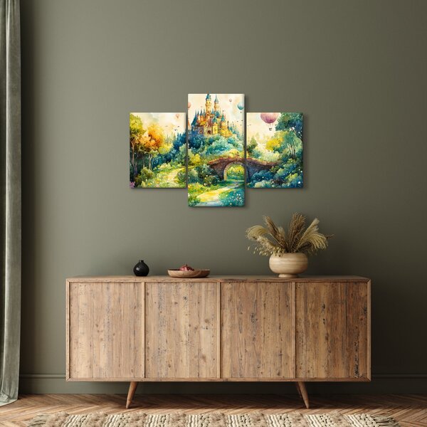 Obraz - Rozprávkový zámok (90x60 cm)
