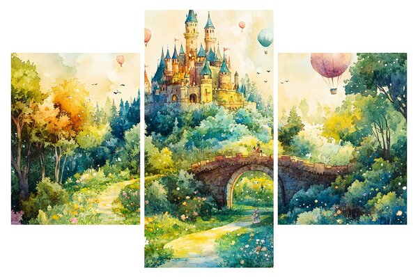 Obraz - Rozprávkový zámok (90x60 cm)