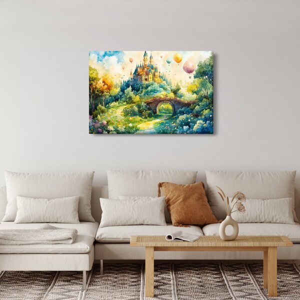 Obraz - Rozprávkový zámok (90x60 cm)