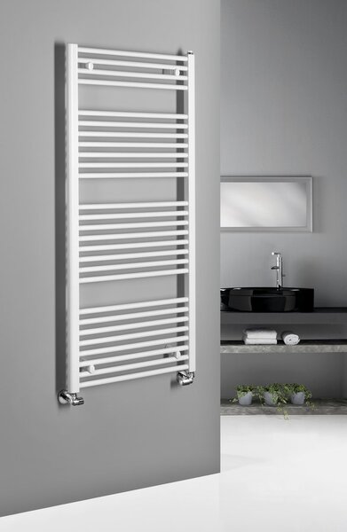 Aqualine Aqualine, DIRECT vykurovacie teleso s bočným pripojením 600x1320 mm, 795 W, biela, ILR36T