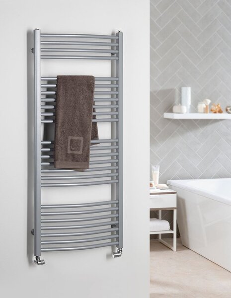 Aqualine Aqualine, ORBIT vykurovacie teleso s bočným pripojením 450x1320 mm, 594 W, biela, ILO34T