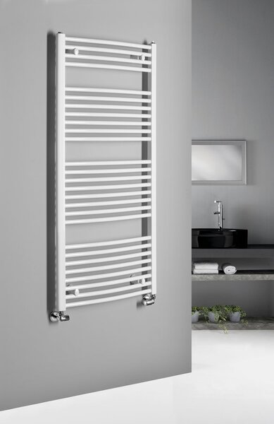 Aqualine Aqualine, ORBIT vykurovacie teleso s bočným pripojením 600x1320 mm, 795 W, biela, ILO36T