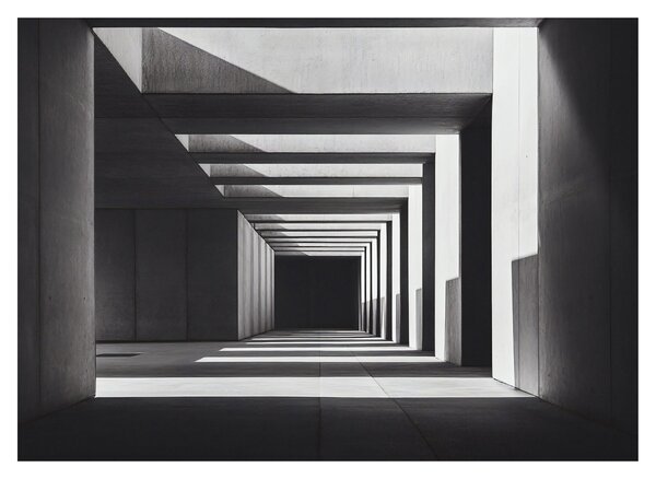 Obraz - Štvorcový tunel (70x50 cm)