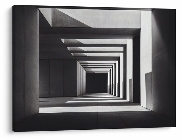 Obraz - Štvorcový tunel (70x50 cm)