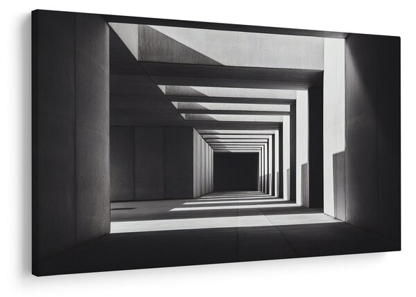 Obraz - Štvorcový tunel (90x60 cm)