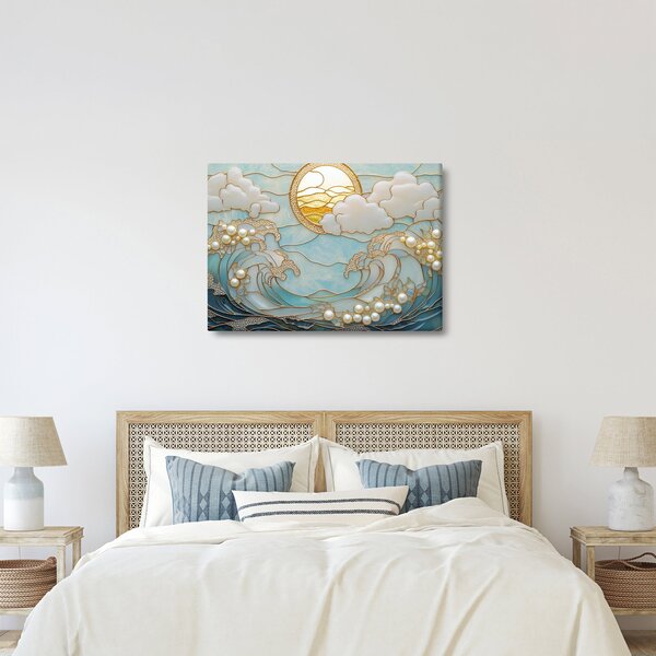 Obraz - 3D perly v oceáne (70x50 cm)