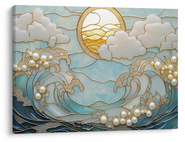 Obraz - 3D perly v oceáne (70x50 cm)
