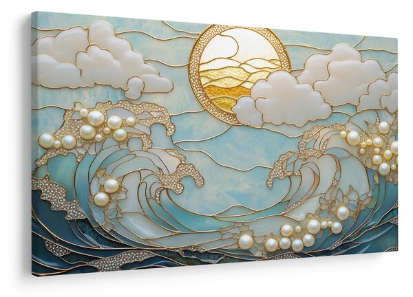 Obraz - 3D perly v oceáne (90x60 cm)