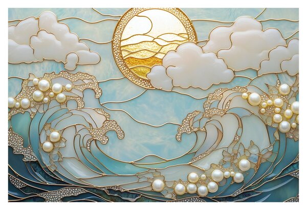 Obraz - 3D perly v oceáne (90x60 cm)