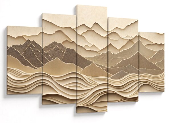 Obraz - 3D línia hôr (150x105 cm)