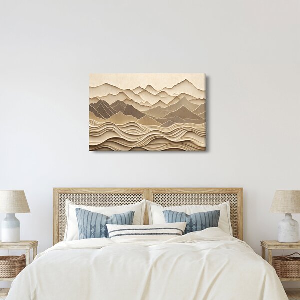 Obraz - 3D línia hôr (90x60 cm)