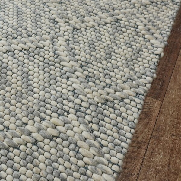 Asra , Kusový ručne tkaný koberec Woolen 4 Grey, 150x240, šedá, obývacia izba