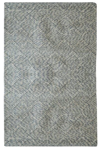 Asra , Kusový ručne tkaný koberec Woolen 4 Grey, 150x240, šedá, obývacia izba
