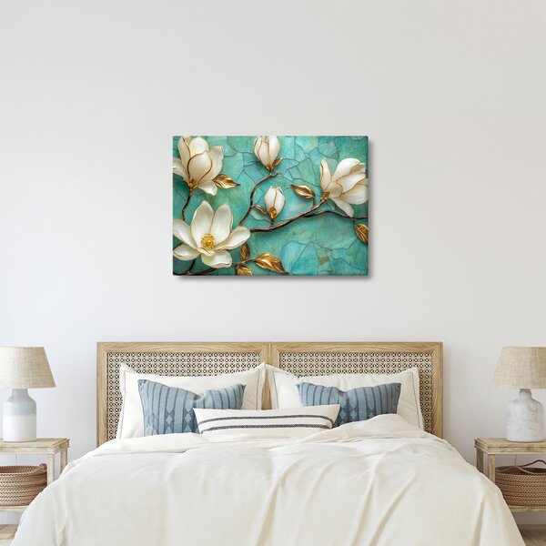 Obraz - 3D magnólia (70x50 cm)