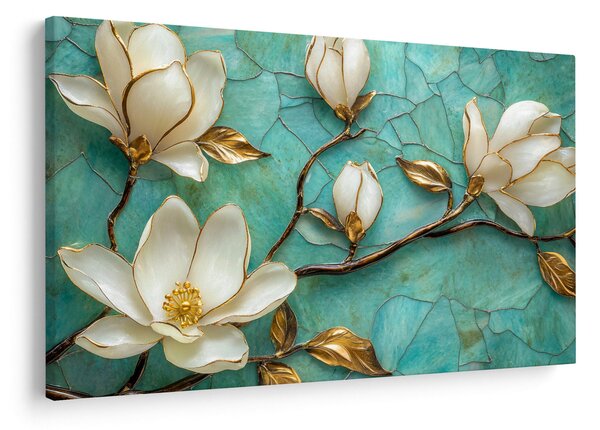 Obraz - 3D magnólia (90x60 cm)