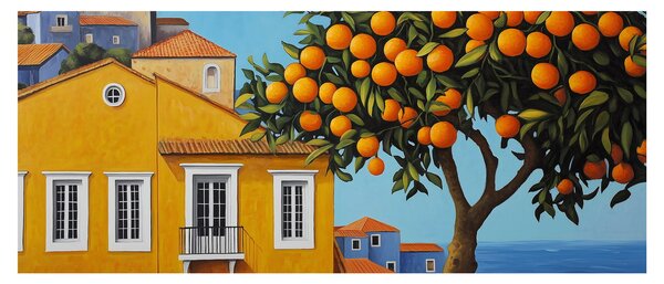 Obraz - Pomarančovník (120x50 cm)