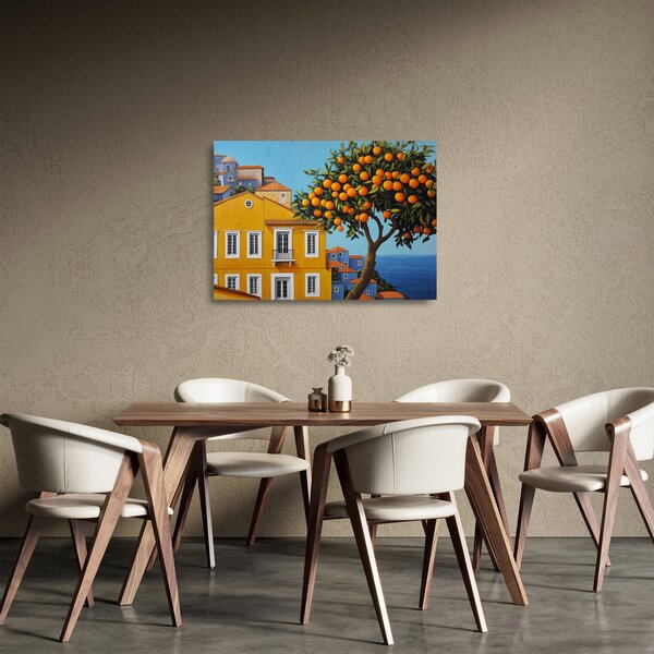 Sklenený obraz - Pomarančovník (70x50 cm)