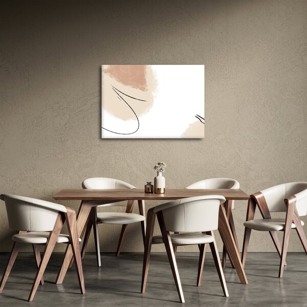 Obraz - Biela abstrakcia (70x50 cm)