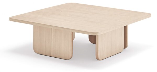 MUZZA Konferenčný stolík arq 100 x 100 cm prírodný