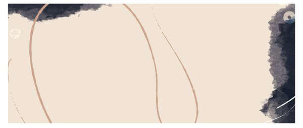 Obraz - Béžová abstrakcia (120x50 cm)