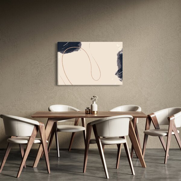Obraz - Béžová abstrakcia (90x60 cm)