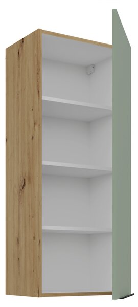 NovýNábytok.sk Horná kuchynská skrinka Arsella 45 G-108 1F (akvamarínová + dub artisan). Vlastná spoľahlivá doprava až k Vám domov. 1160642