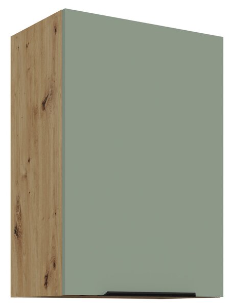 NovýNábytok.sk Horná kuchynská skrinka Arsella 50 G-72 1F (akvamarínová + dub artisan). Vlastná spoľahlivá doprava až k Vám domov. 1160647