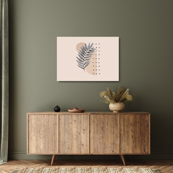 Sklenený obraz - Ilustrovaný list N⁰2 (70x50 cm)