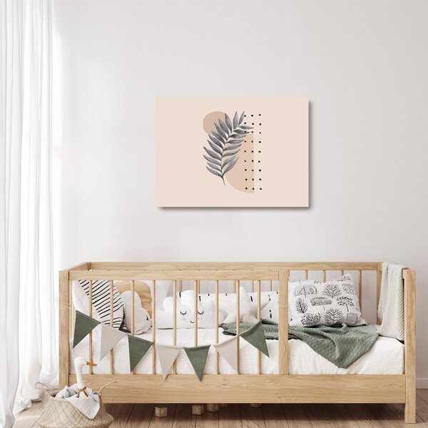 Sklenený obraz - Ilustrovaný list N⁰2 (70x50 cm)