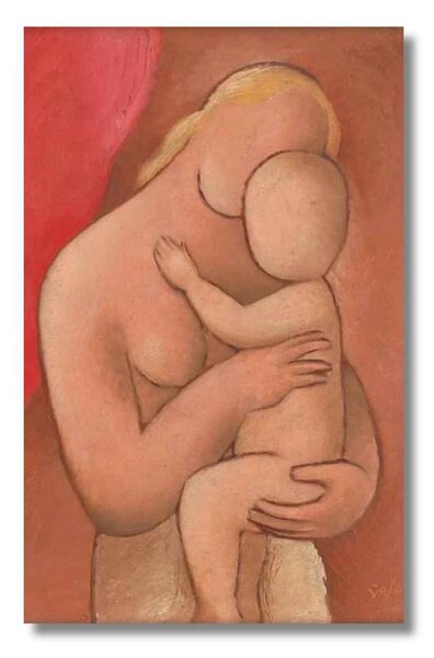 Obraz Mikuláš Galanda - Matka s dieťaťom - S (40x30cm) 49€
