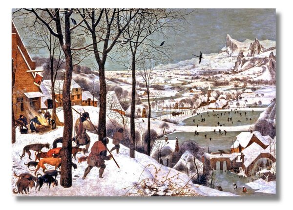 Obraz Pieter Bruegel St. - Lovci v snehu - S (40x30cm) 49€