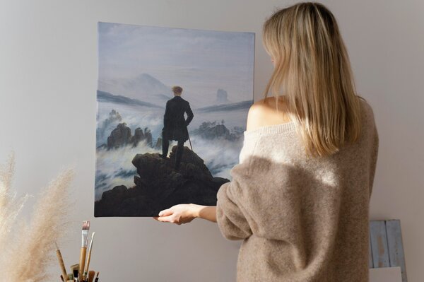 Obraz Caspar David Friedrich - Tulák nad morom hmly - L (70x50cm) 69€
