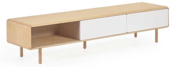 MUZZA Drevený TV stolík Marewa 180 x 41 cm
