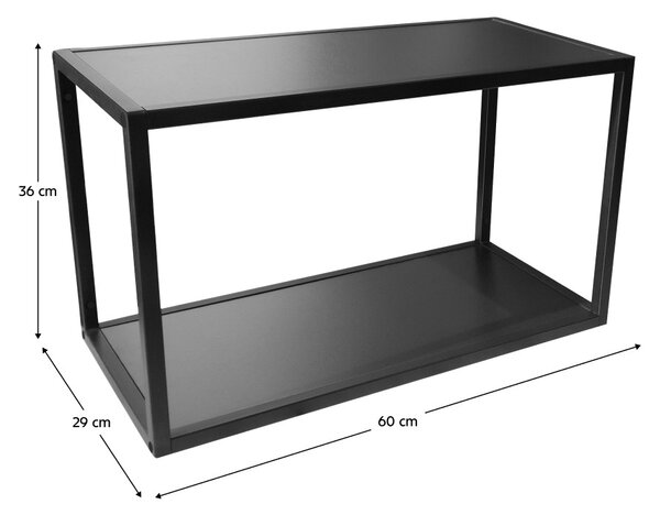 NovýNábytok.sk Kuchynská polica Arsella/Frosbona ONE LOFT 60 G-36 (čierna). Vlastná spoľahlivá doprava až k Vám domov. 1160698