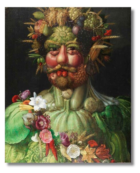 Obraz Arcimboldo - Vertumnus (cisár Rudolf II.) - L (70x50cm) 69€