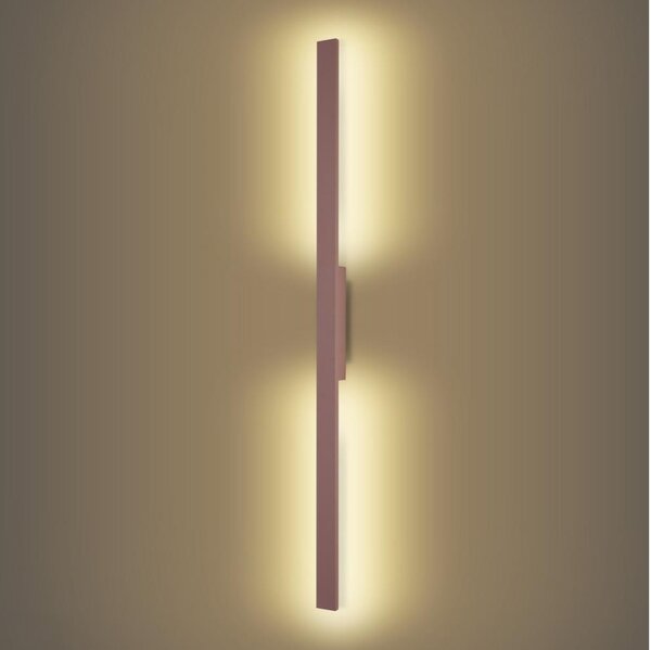 Brilagi - LED vonkajšie nástenné svietidlo LUNA LED/24W/230V 3000K IP65 100 cm hnedé CRI 90