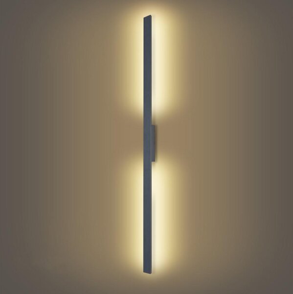 Brilagi - LED vonkajšie nástenné svietidlo LUNA LED/30W/230V 3000K IP65 150 cm antracit CRI 90