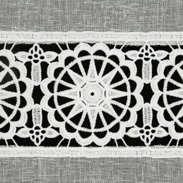 Dekorstudio Záclona EVIE s gipiúrovou lemovkou 140x250cm - biela