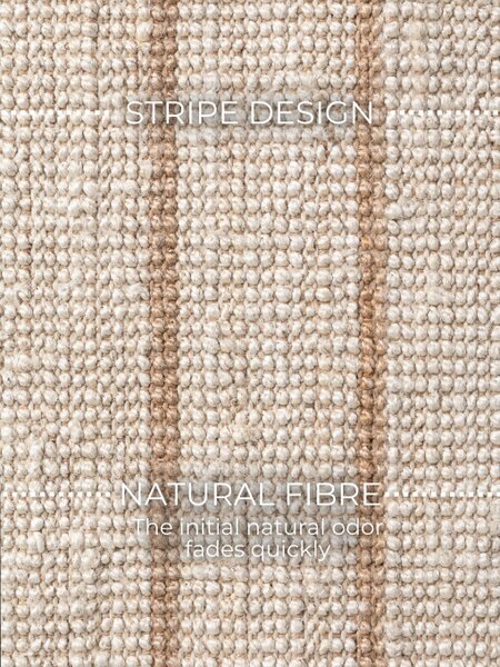 Koberec Elle Decoration Harvest Sierra Ivory Gold